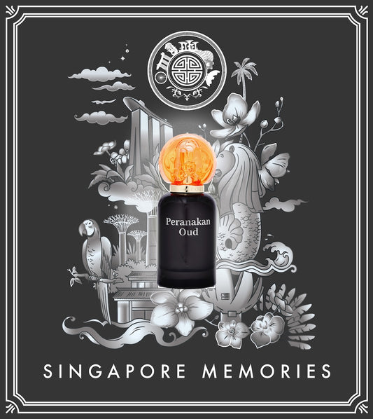 artistic gift pack of peranakan oud scent