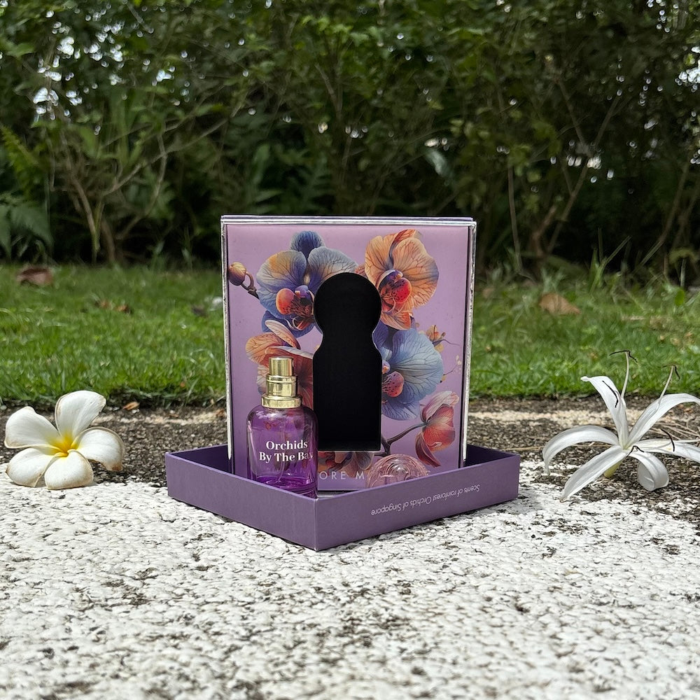 Orchids by the Bay Perfume – Singapore-Inspired Scent with Orchid, Amber & Citrus Notes | Ideal Souvenir or Gift for Her from Singapore