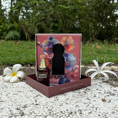 Singapore Heritage Perfume – Raffles’ Legacy with Iris, Lavender & Vetiver | Sophisticated Fragrance Gift for Men