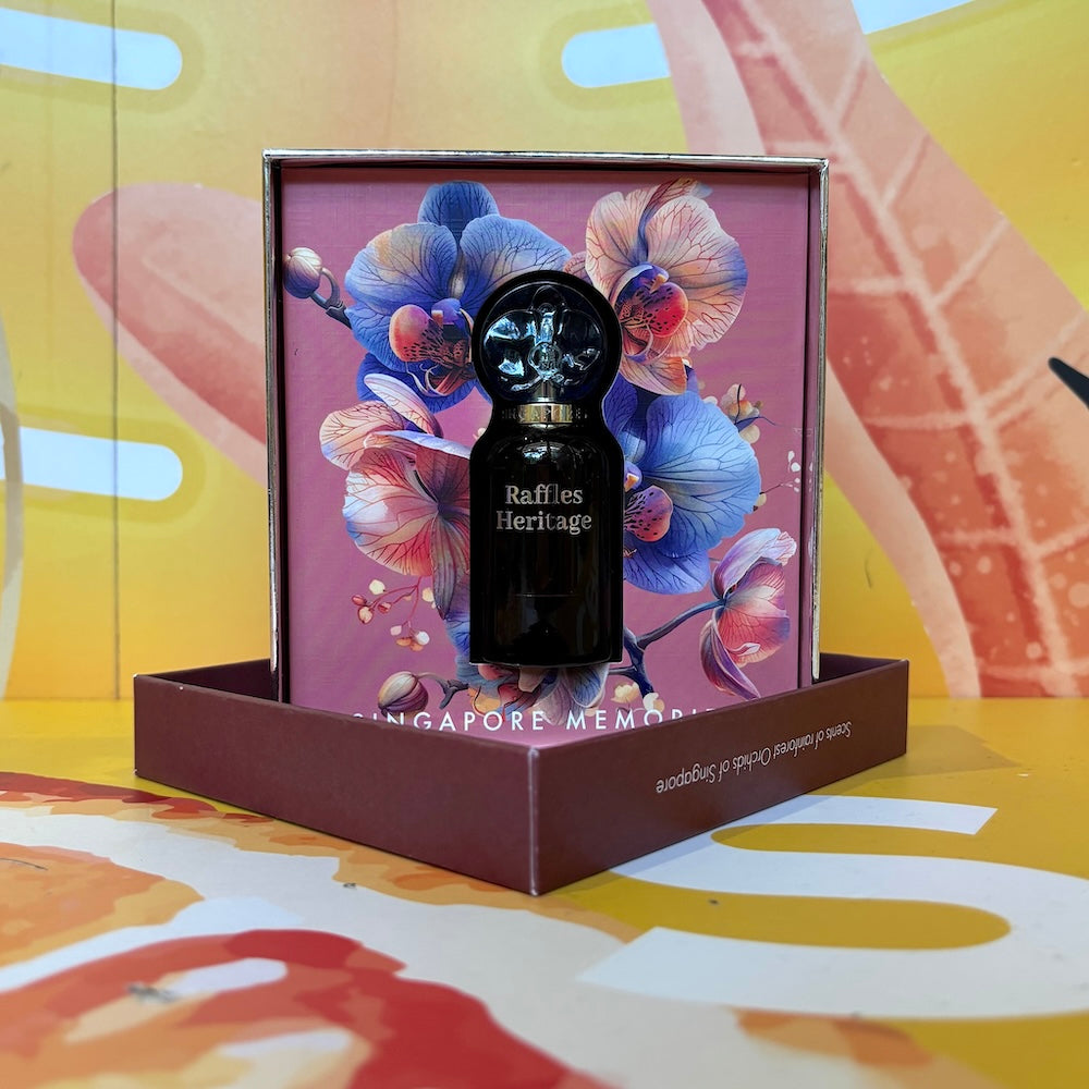 Raffles’ Legacy Perfume – Masculine Scent Inspired by Singapore’s History, Flora & Raffles | Elegant Corporate Gift from Singapore