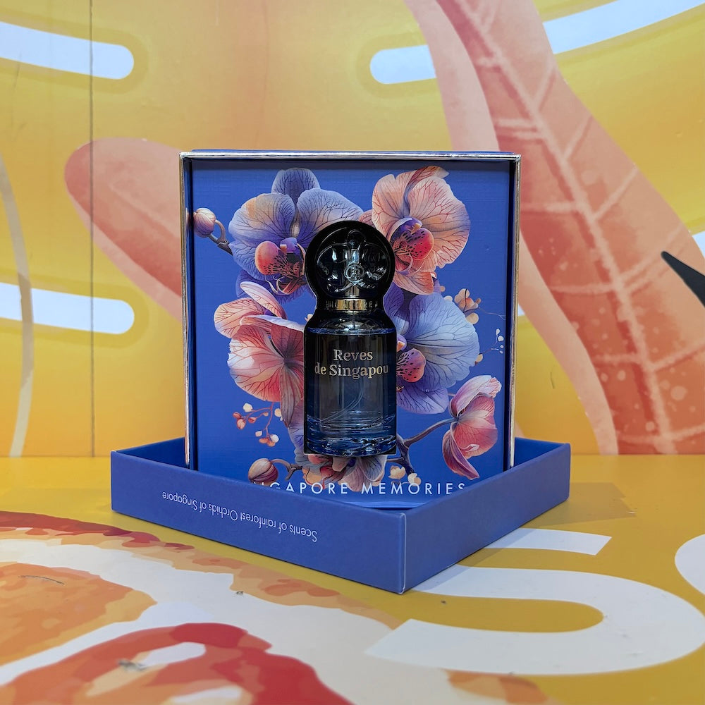 Reves De Singapour Perfume Bottle – Singaporean Orchid and Woody Notes Men's Fragrance