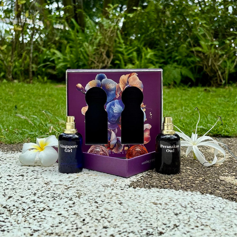 Elegant Dual Fragrance Gift Set – Singapore Girl and Peranakan Oud | Celebrate Culture & Style