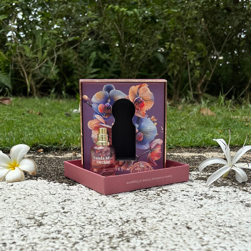 Elegant Orchid-Inspired Perfume - Vanda Miss Orchid | Gentle Floral Scent Celebrating Feminine Grace and Singapore Heritage