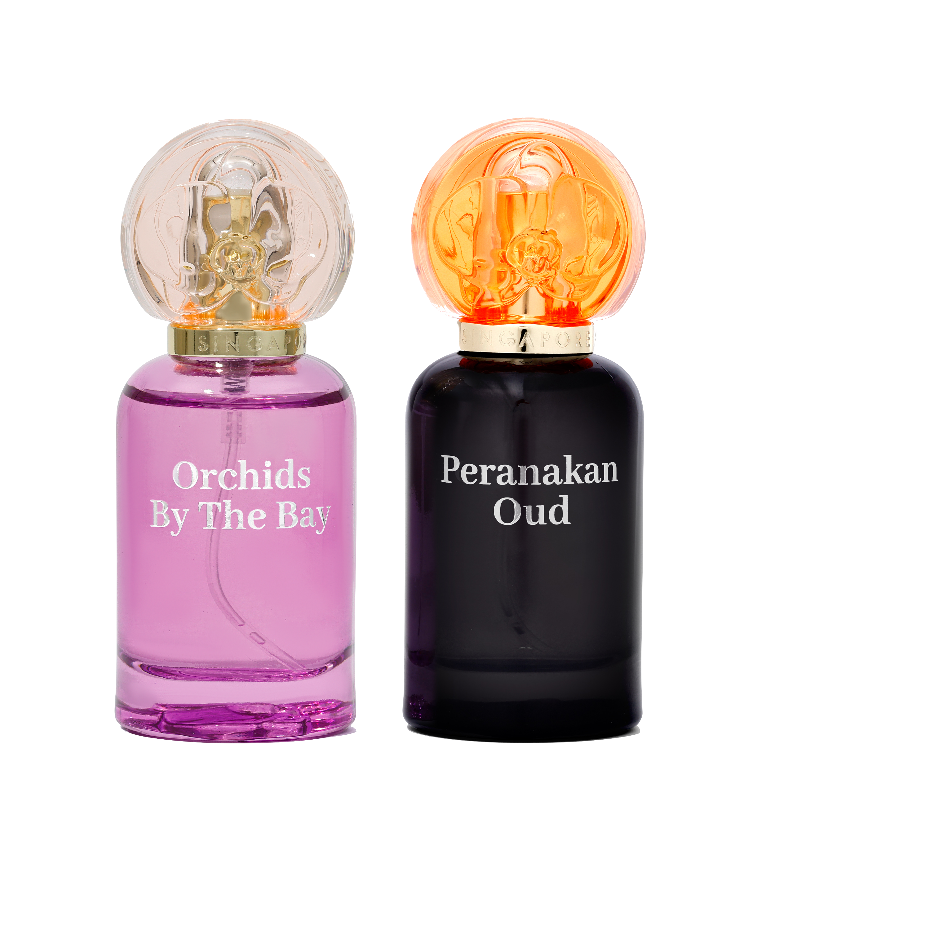 Orchids By the Bay & Peranakan Oud bottle by singapore memories for a couple