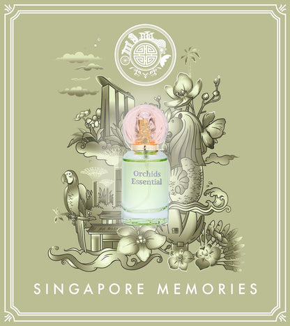 perfume gift of singapore, orchid essential gift pack by singapore memories