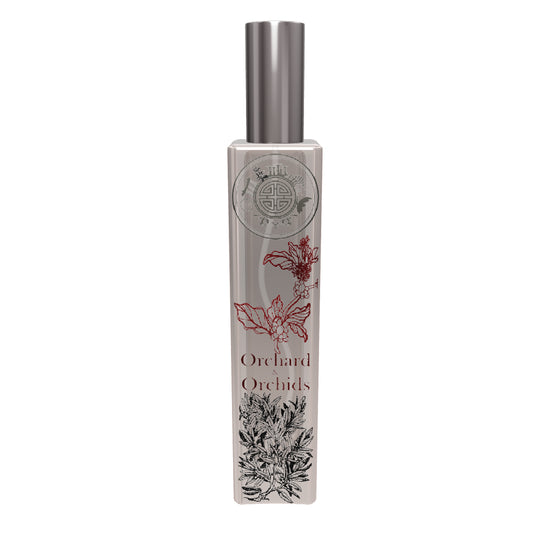 3d bottle of orchard and orchid room fragrance bottle
