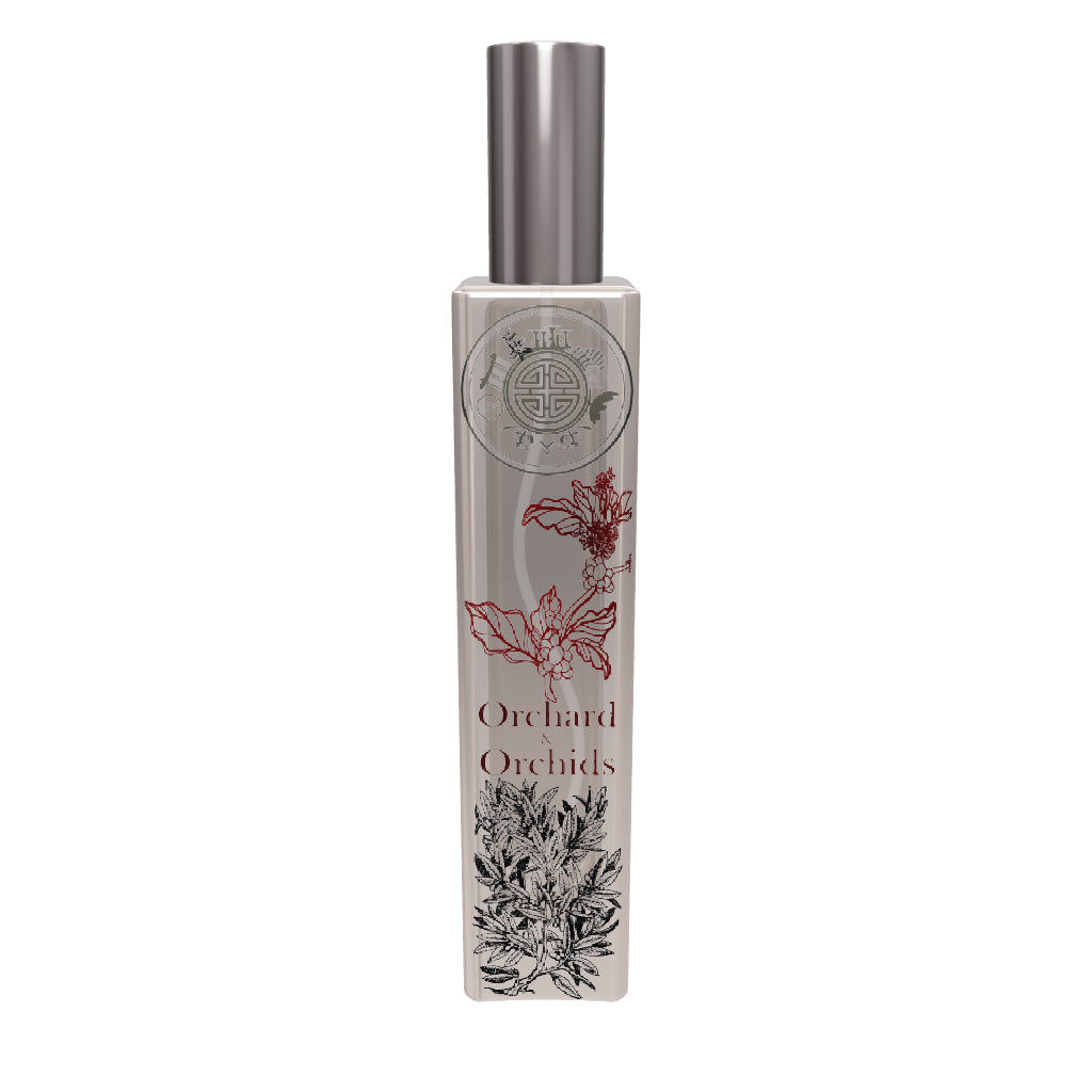 3d bottle of orchard and orchid room fragrance bottle
