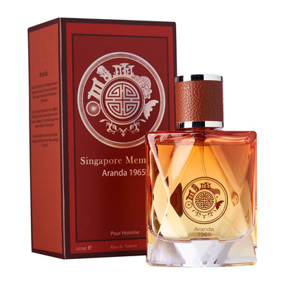 Aranda 1965 Homme 100ml, a cherished Singapore Souvenir, embodies a masculine fragrance, drawing inspiration from visionary leaders and the unique Aranda orchids.