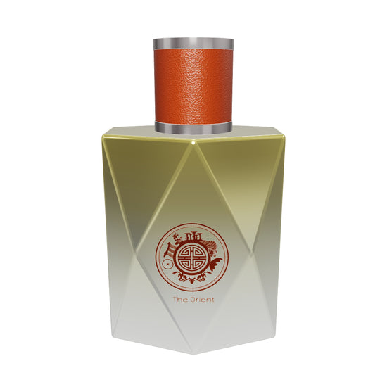 3d design of the orient perfume bottle