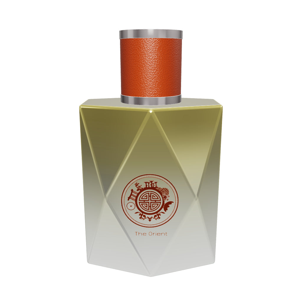 3d design of the orient perfume bottle